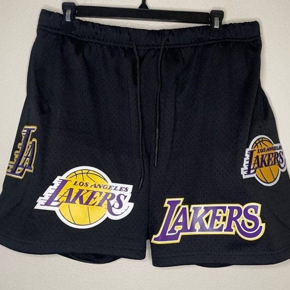 Pro Standard LA Lakers Mesh Shorts - Picture 1 of 5